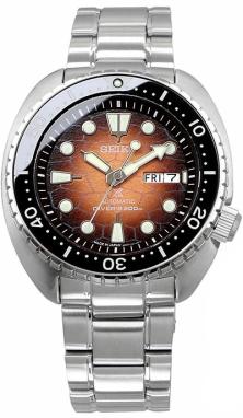 Seiko SRPH55J Prospex Brown King Turtle Shell U.S. Special Edition Oceanic Society Uhren