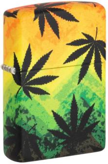  Zippo Cannabis Floating Leaves 49806 feuerzeug