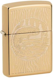  Zippo Fisherman Brass 49610 feuerzeug
