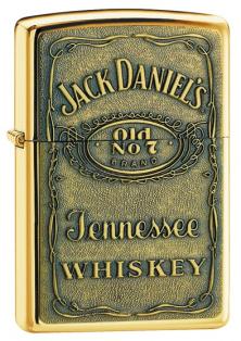 Zippo Jack Daniels® Label - Brass Emblem 254BJD 428 Feuerzeug