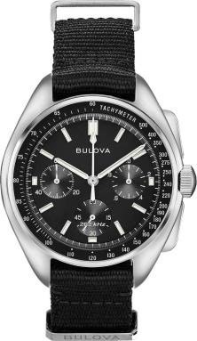  Bulova Lunar Pilot Quartz Chronograph 96A225 uhren