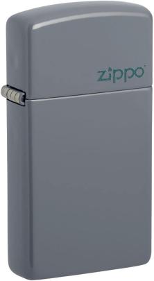  Zippo Slim Flat Grey Zippo Logo 49527ZL feuerzeug