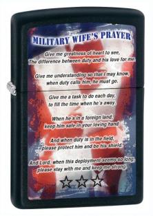 Zippo Military Wife Prayer 26418 Feuerzeug