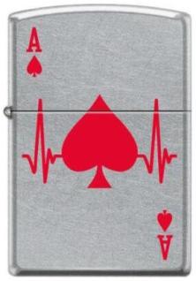  Zippo Heartbeat Ace Design 4358 feuerzeug