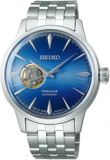  Seiko SSA439J1 Presage Automatic Open Heart Cocktail Time Blue Acapulco uhren