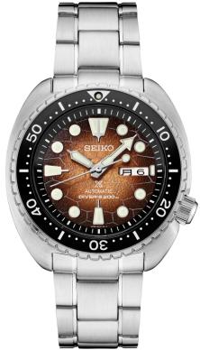 Seiko SRPH55J Prospex Brown King Turtle Shell U.S. Special Edition Oceanic Society Uhren