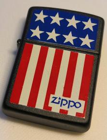  Zippo USA Flag 1989 Feuerzeug