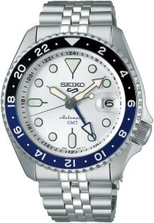  Seiko SSK033K1 5 Sports Automatic GMT Series White Batman uhren