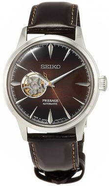  Seiko SSA407J1 Presage Automatic Open Heart Cocktail Time Uhren