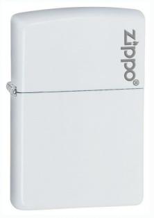 Zippo Logo White Matte 214ZL Feuerzeug