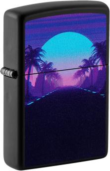  Zippo Sunset Black Light Design 49809 feuerzeug