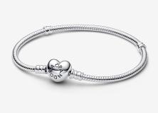  Pandora Moments Heart & Snake 590719-20 armband