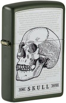  Zippo Skull Design 49602  feuerzeug