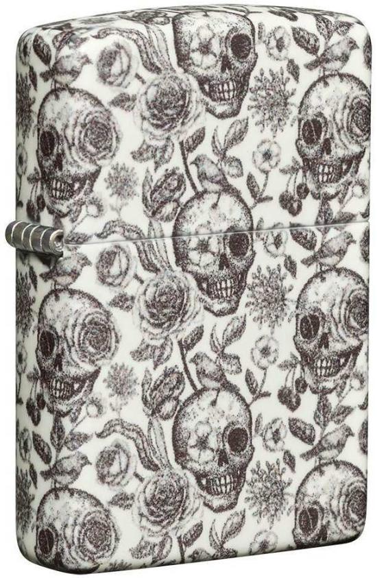  Zippo Skeleton Design Glow in The Dark 49458 feuerzeug