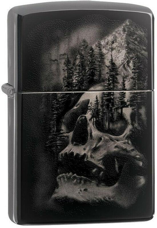  Zippo Skull Mountain Design 49141 Feuerzeug