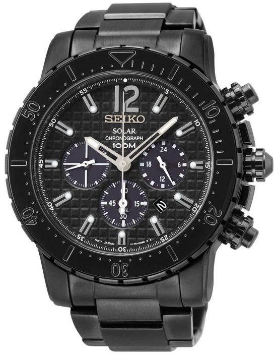 Seiko Solar SSC225P1 Chrono Uhren