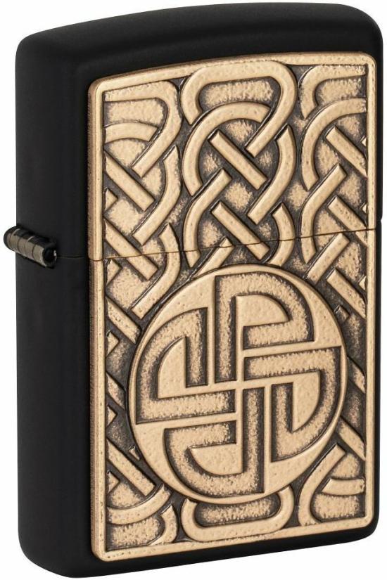  Zippo Norse Antique Brass Emblem 49538 feuerzeug