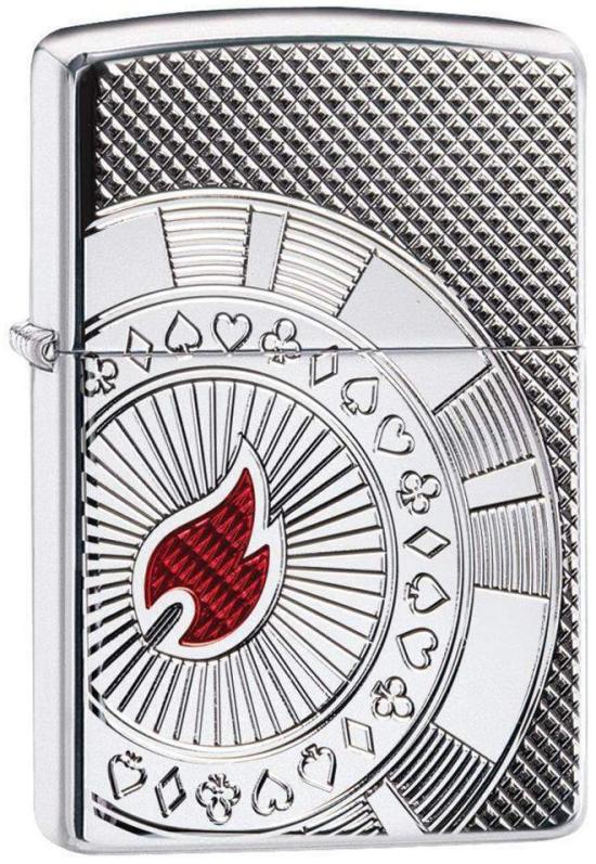  Zippo Poker Chip Design 49058 Feuerzeug