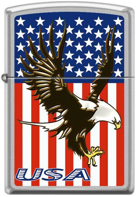  Zippo Eagle Flag USA 3545 Feuerzeug
