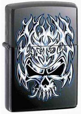 Zippo Flaming Skull 7058 Feuerzeug