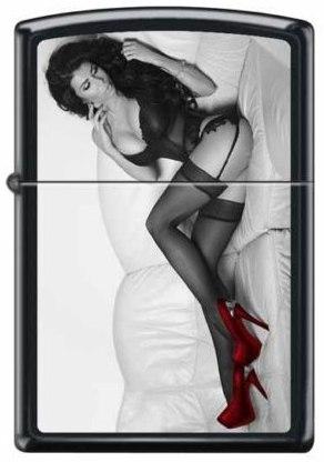 Zippo Red Shoe Girl 8090 Feuerzeug