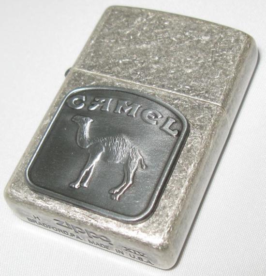 Zippo Camel Antique Silver Plate Feuerzeug
