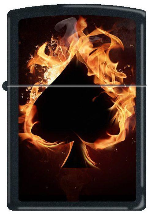 Zippo Ace of Spades - Flaming 0242 Feuerzeug