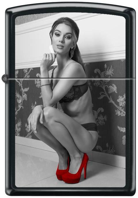 Zippo Red Shoe Girl 3653 Feuerzeug