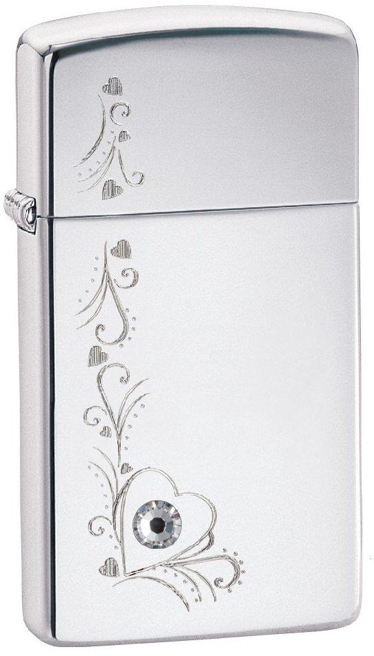 Zippo Slim Bling Heart 22801 Feuerzeug