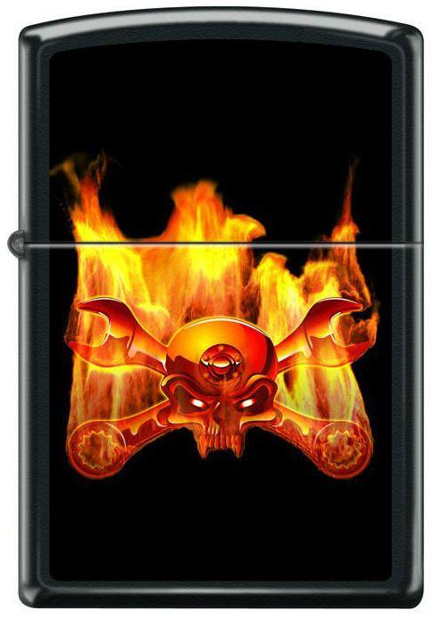 Zippo Metal Jolly Roger 6118 Feuerzeug