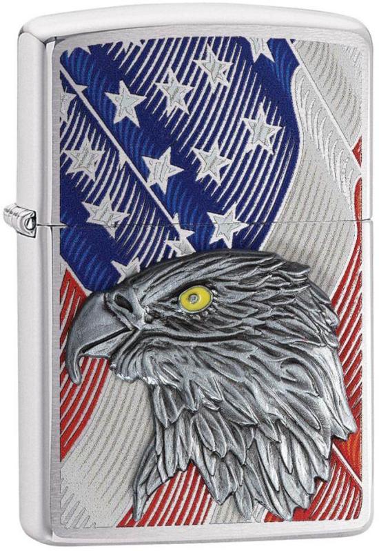Zippo 29508 USA Flag Eagle Feuerzeug
