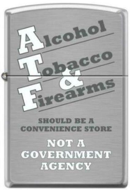  Zippo Alcohol, Tobacco and Firearms 4371 feuerzeug