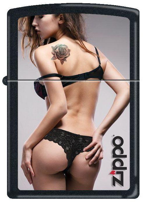 Zippo Tattoo Girl Logo 3928 Feuerzeug
