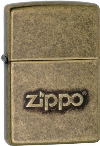 Zippo Antique Brass Zippo Logo 28994 Feuerzeug