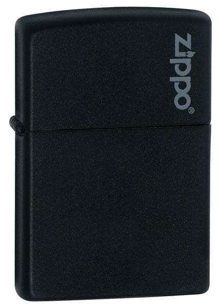 Zippo Black Matte w/Zippo Logo 26092 Feuerzeug