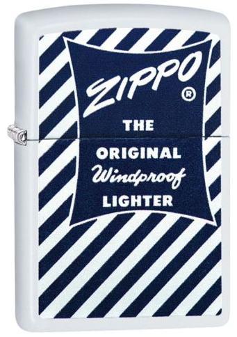 Zippo Blue White 1958-59 26018 Feuerzeug