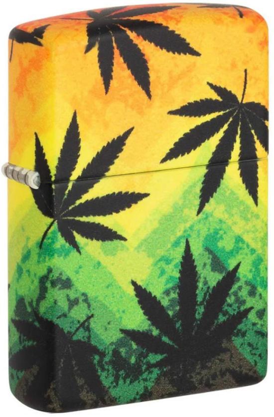  Zippo Cannabis Floating Leaves 49806 feuerzeug