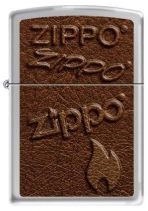 Zippo Imitation Leather Logo 9834 Feuerzeug