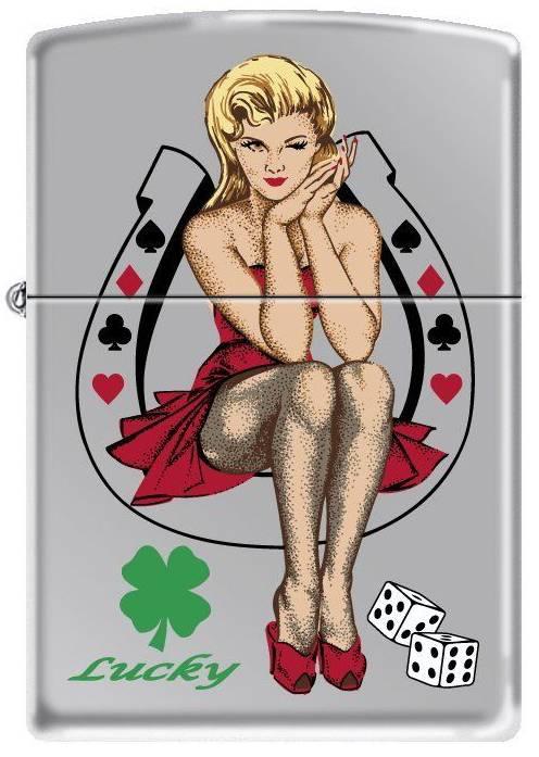 Zippo Lady Luck Dices 7714 Feuerzeug