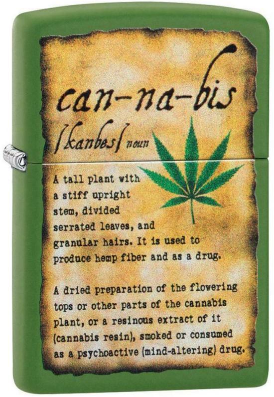  Zippo Cannabis 49119 Feuerzeug