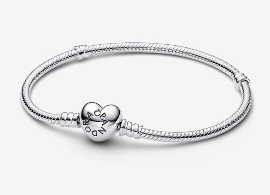  Pandora Moments Heart & Snake 590719-18 armband