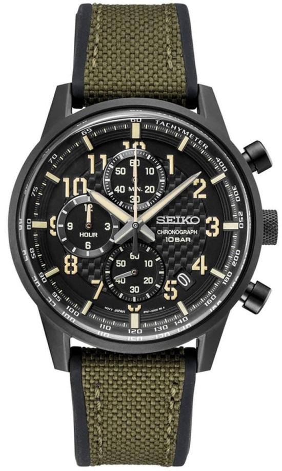  Seiko SSB373P1 Chronograph Military uhren