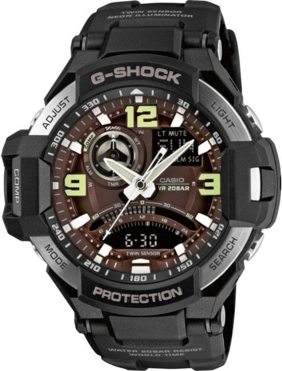  Casio G-Shock GA-1000-1B Gravity Master Uhren