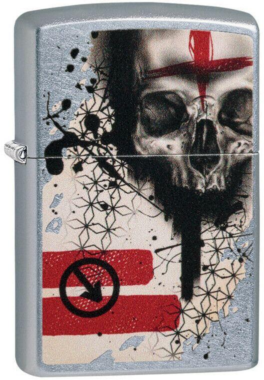  Zippo Trash Polka Tattoo Skull 29856 Feuerzeug