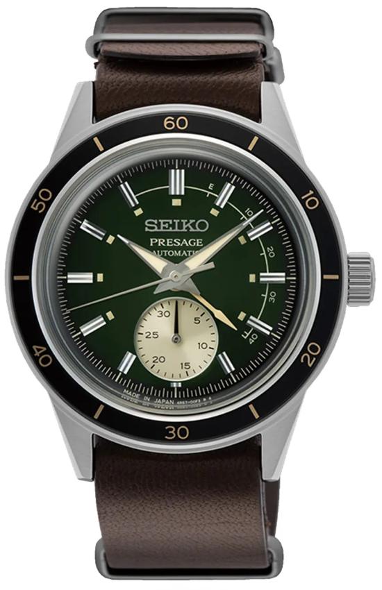  Seiko SSA451J1 Presage Automatic Style 60s Power Reserve uhren