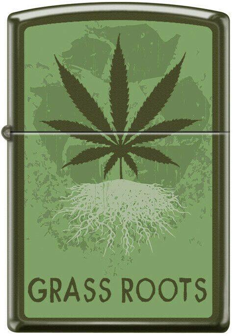  Zippo Cannabis Grass Roots 1561 Feuerzeug