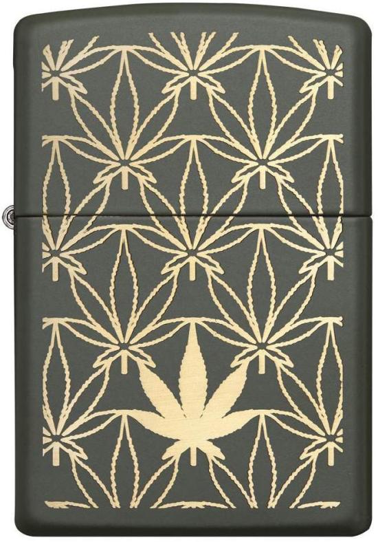 Zippo 29589 Cannabis Leaf Feuerzeug