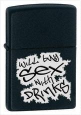 Zippo Will Buy Sex with Drinks 24723 Feuerzeug