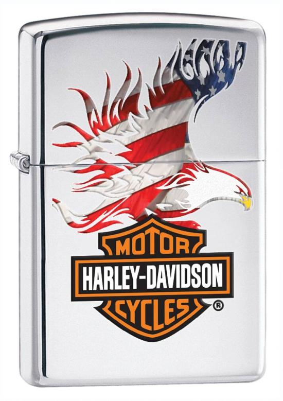 Zippo Harley Davidson American Flag 22757 Feuerzeug