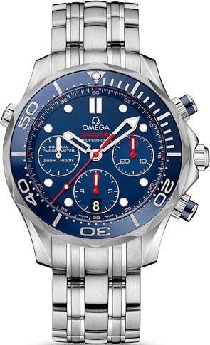  Omega Seamaster 300m Diver Co-Axial Chronograph  212.30.44.50.01.001 (gebrauchte Uhr) Uhren